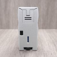Colibri Quasar II Handheld Double-Flame Cigar Lighter - Silver