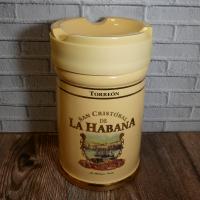 Rare Empty San Cristobal 25 Torreon Ceramic Jar with Ashtray Lid