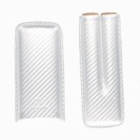 Mantis NeoCase Cigar Case - Silver - Fits 2 Cigars