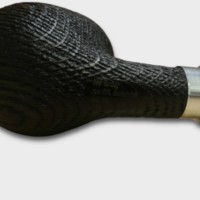 Mr Brog Schmidt 85 Black Fishtail 9mm Filter Pipe (MB6861)
