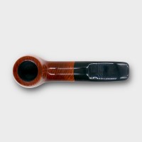 Mr Brog Alfa 98 Metal Filter Fishtail Briar Pipe (MB7262)