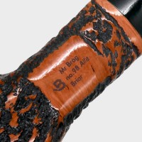 Mr Brog Alfa 98 Metal Filter Fishtail Briar Pipe (MB7264)