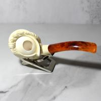 SLIGHT SECONDS - Meerschaum Medium Mercenary Bent Fishtail Pipe (MEER301)