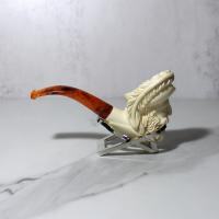 SLIGHT SECONDS - Meerschaum Medium Mercenary Bent Fishtail Pipe (MEER301)