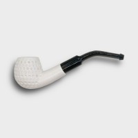 Meerschaum Mini Lattice Bent Fishtail Pipe (MEER70)