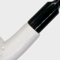 Meerschaum Mini Lattice Bent Fishtail Pipe (MEER70)