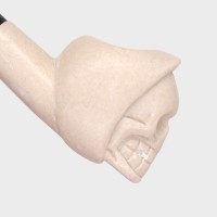 Meerschaum Mini Grim Reaper Bent Fishtail Pipe (MEER80)