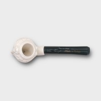 Meerschaum Small Victorian Lady Bent Fishtail Pipe (MEER83)