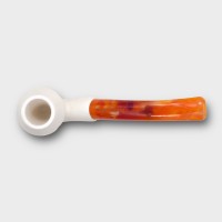 Meerschaum Standard Bulldog Smooth Fishtail Pipe (MEER84)