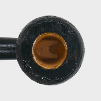 Missouri Meerschaum Orion Corn Cob Bent Fishtail Pipe