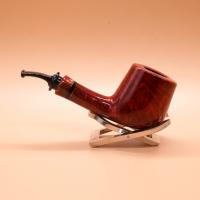 P Jeppesen IDA Handmade gr 3 Smooth Bent 9mm Filter Fishtail Pipe (NEER18)
