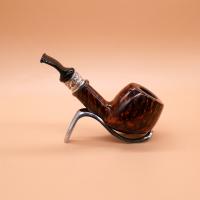 P Jeppesen Boutique gr 3 Smooth 9mm Bent  Fishtail Pipe (NEER335)
