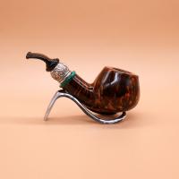P Jeppesen Boutique gr 3 Smooth 9mm Bent Fishtail Pipe (NEER336)