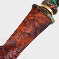 Neerup Structure Series gr 2 Sandblast Bent 9mm Filter Fishtail Pipe (NEER395)