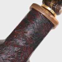Neerup Structure Series gr 2 Sandblast Straight 9mm Filter Fishtail Pipe (NEER403)