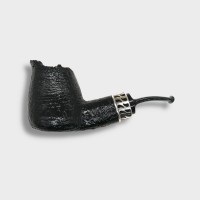 P Jeppesen Boutique gr 4 Smooth Bent Silver Fishtail Pipe (NEER406)