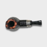 P Jeppesen Boutique gr 4 Smooth Bent Silver Fishtail Pipe (NEER406)