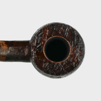 P Jeppesen IDA Handmade gr 3 Rusticated Bent 9mm Filter Fishtail Pipe (NEER421)