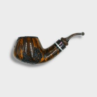 P Jeppesen IDA Handmade gr 3 Smooth Bent 9mm Filter Fishtail Pipe (NEER422)