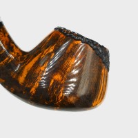 P Jeppesen IDA Handmade gr 3 Smooth Bent 9mm Filter Fishtail Pipe (NEER422)