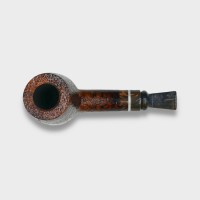 P Jeppesen IDA Handmade gr 3 Rusticated Straight 9mm Filter Fishtail Pipe (NEER432)