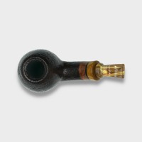 P Jeppesen IDA Handmade gr 3 Rusticated Bent 9mm Filter Fishtail Pipe (NEER435)