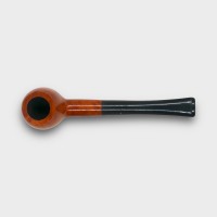 Orlik 3/4 OZ Orange Briar Straight Metal Filter Fishtail Pipe (OR125)