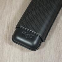 Davidoff Classic Essentials Enjoy XL-2 Cigar Case - 2 Cigars RG 60 - Black (End of Line)