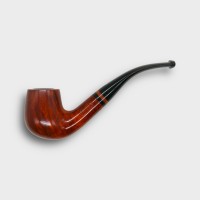 Parker Bruyere Bent Billiard Medium Metal Filter Fishtail Pipe (PAR203)