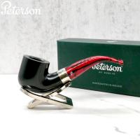 Peterson Dracula 01 Smooth Ebony Nickel Mounted Fishtail Pipe (PE2325)