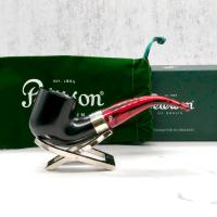 Peterson Dracula 01 Smooth Ebony Nickel Mounted Fishtail Pipe (PE2325)