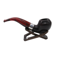 Peterson Irish Harp 999 Smooth Silver Mounted Fishtail Pipe (PE2688)