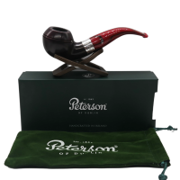 Peterson Irish Harp 999 Smooth Silver Mounted Fishtail Pipe (PE2688)