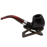 Peterson Irish Harp 68 Smooth Silver Mounted Fishtail Pipe (PE2735)