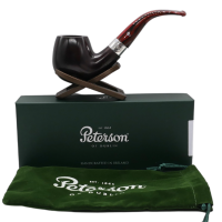 Peterson Irish Harp 68 Smooth Silver Mounted Fishtail Pipe (PE2735)