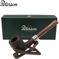Peterson Derry Rustic 102 Nickel Mounted Fishtail Pipe (PE2762)
