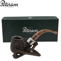 Peterson Derry Rustic 338 Nickel Mounted 9mm Fishtail Pipe (PE2772)