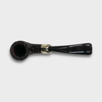 Peterson Irish Made Army 128 Rustic Nickel Mounted Fishtail Pipe (PE3052)