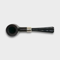 Peterson Irish Made Army 608 Smooth Heritage Nickel Mounted Fishtail Pipe (PE3053)