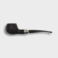 Peterson Irish Made Army 406 Rustic Nickel Mounted Fishtail Pipe (PE3068)