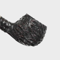 Peterson Irish Made Army 406 Rustic Nickel Mounted Fishtail Pipe (PE3068)