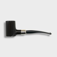 Peterson Irish Made Army 701 Smooth Heritage Nickel Mounted Fishtail Pipe (PE3069)
