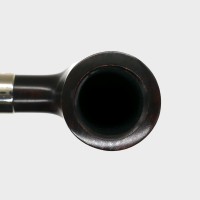 Peterson Irish Made Army 701 Smooth Heritage Nickel Mounted Fishtail Pipe (PE3069)