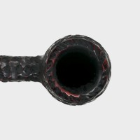 Peterson Irish Made Army 85 Rustic Nickel Mounted Fishtail Pipe (PE3081)