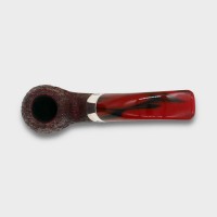 Peterson Irish Harp 230 Sandblast Silver Mounted 9mm Filter Fishtail Pipe (PE3082)