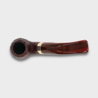 Peterson Irish Harp 221 Sandblast Silver Mounted 9mm Filter Fishtail Pipe (PE3101)