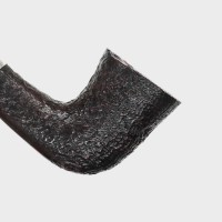 Peterson Sherlock Holmes Mycroft Sandblast Silver Mounted P Lip Pipe (PE3102)