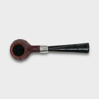 Peterson Irish Made Army 406 Sandblasted Nickel Mounted Fishtail Pipe (PE3110)