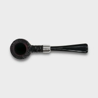 Peterson Irish Made Army 608 Rustic Nickel Mounted Fishtail Pipe (PE3111)