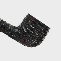 Peterson Irish Made Army 608 Rustic Nickel Mounted Fishtail Pipe (PE3111)